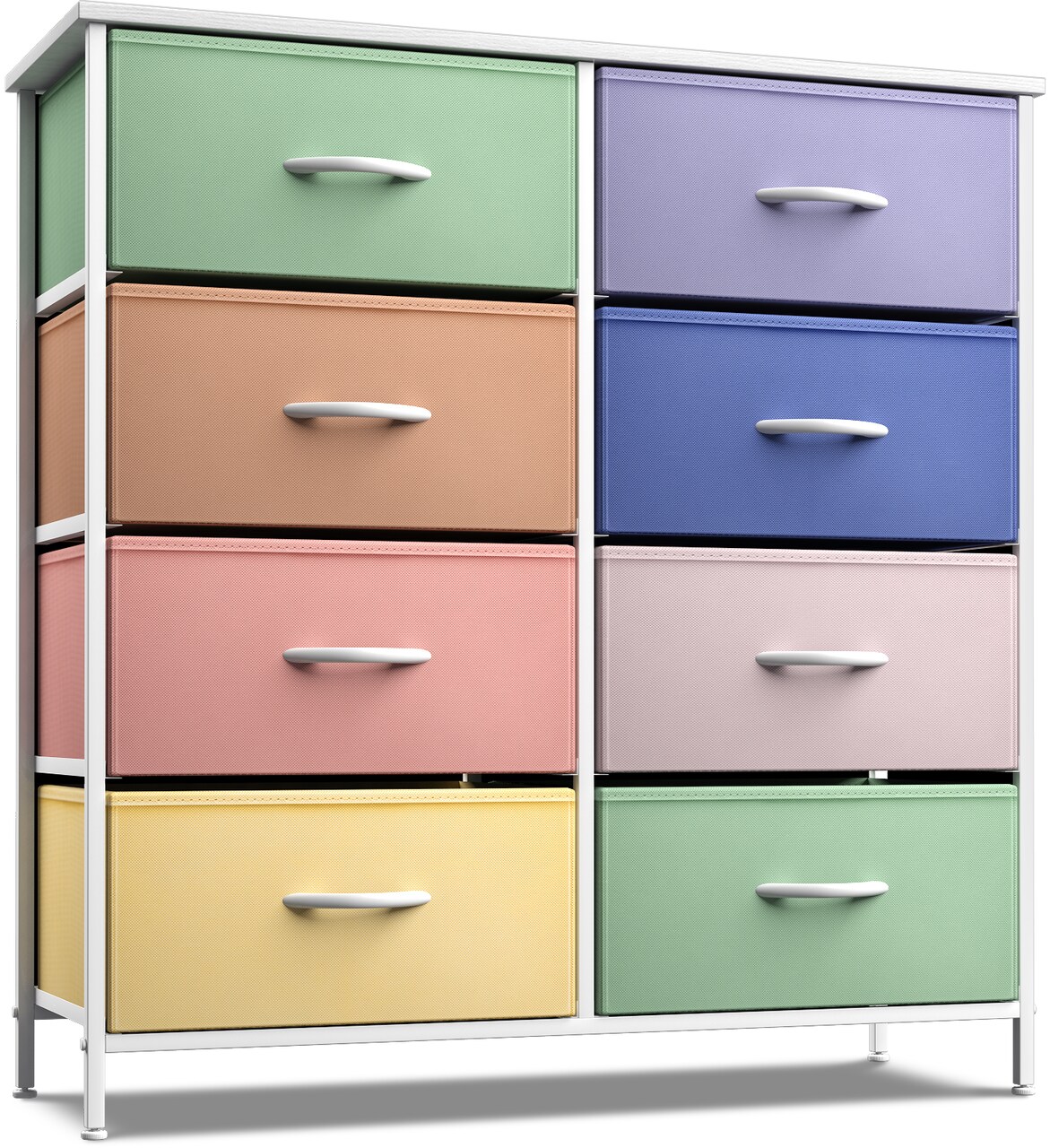 Sorbus Extra Wide Dresser Organizer With 8 Drawers - Large Storage Furniture for Bedroom, Hallway, Living Room, Nursery & Closet